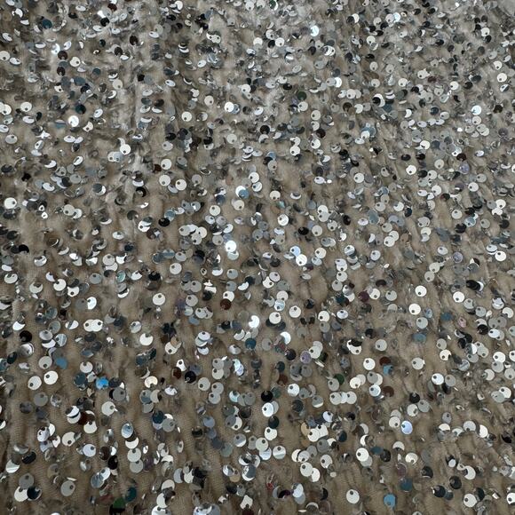 Old Navy size XXL Silver Sequin A-Line Maxi Skirt NWT Party - Picture 6 of 11